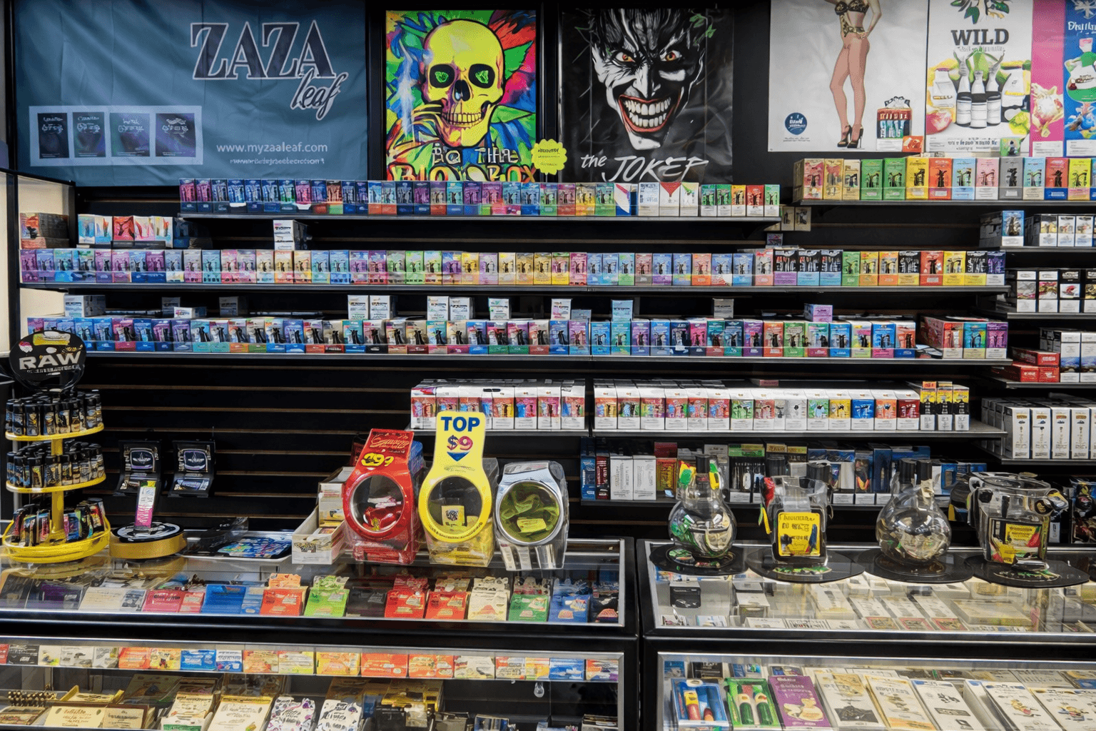 Inhale Exhale Smoke product wall